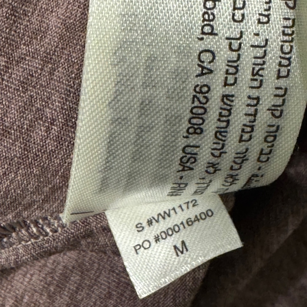 Vuori Halo Performance Crop 2.0 Zion Rose Heather - Picture 6 of 8